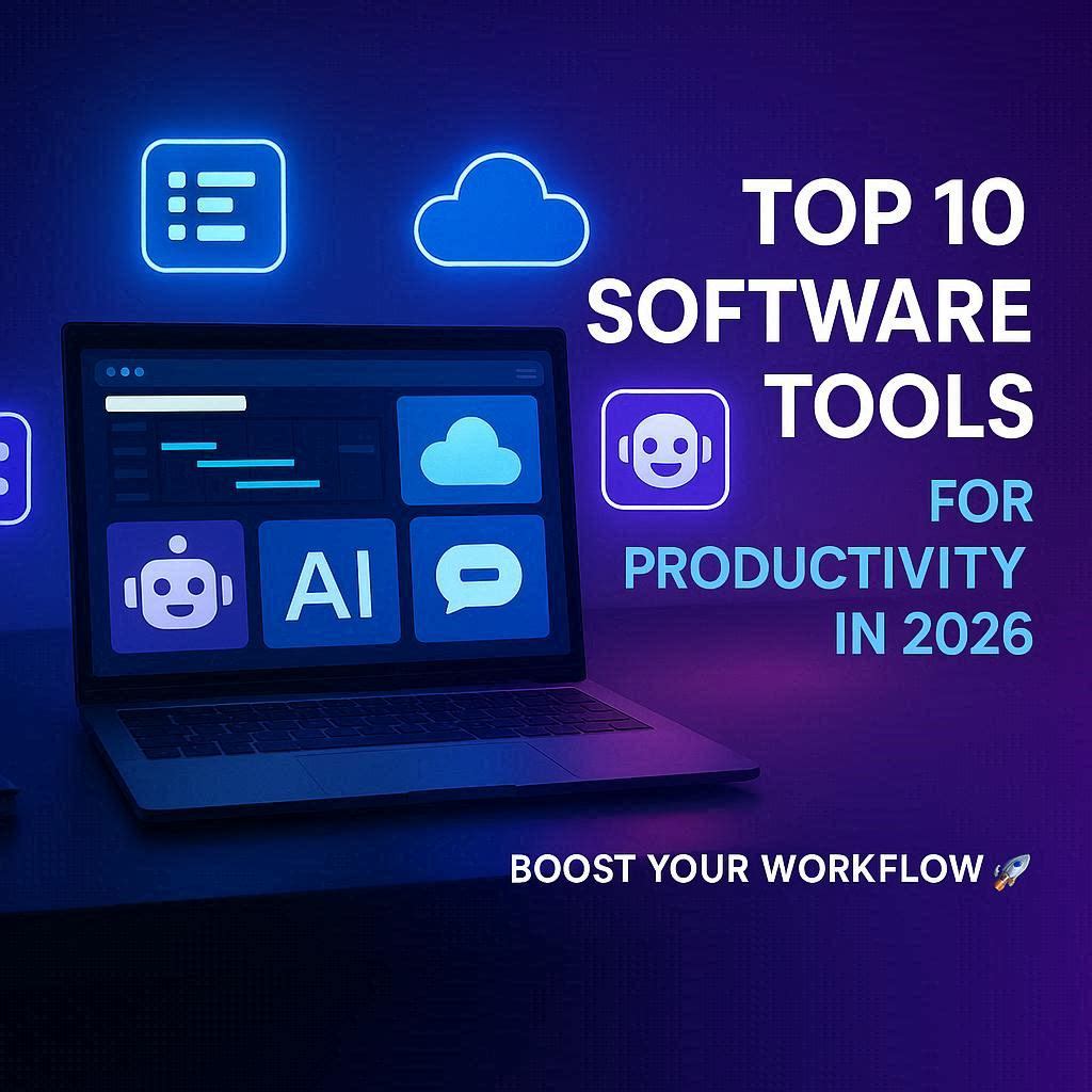 🔥 Top 10 Must-Have Software Tools in 2026 for Productivity and Success